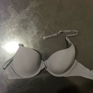 Black skims bra